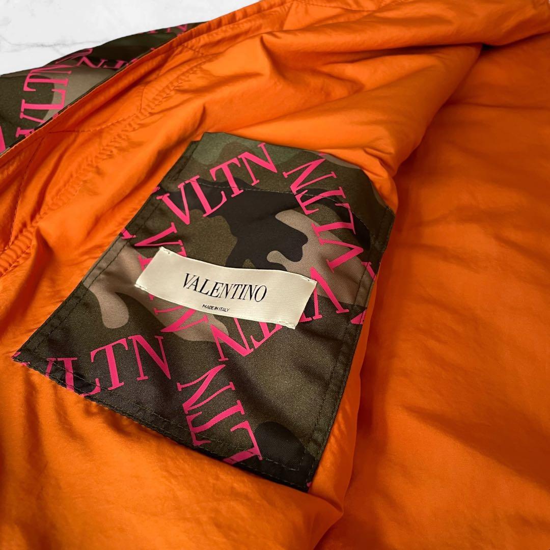 【極美品】VALENTINOカモフラ柄 WZIP ボンバージャケット　サイズ46
