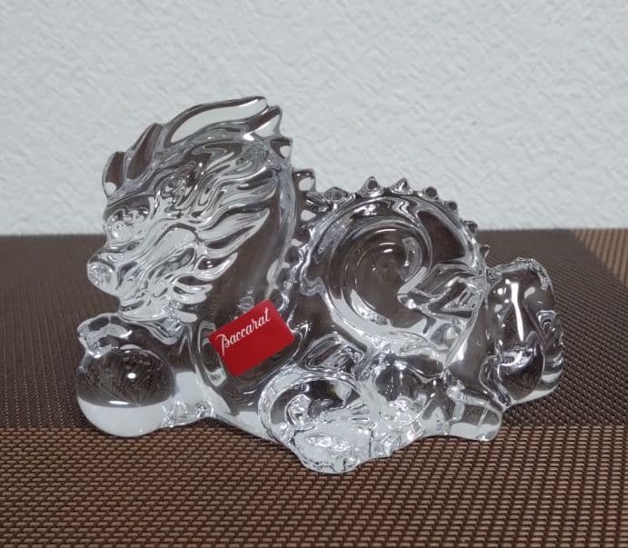 バカラ・干支 辰 ドラコン クリスタルオブジェ