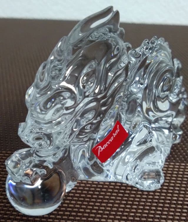 バカラ・干支 辰 ドラコン クリスタルオブジェ