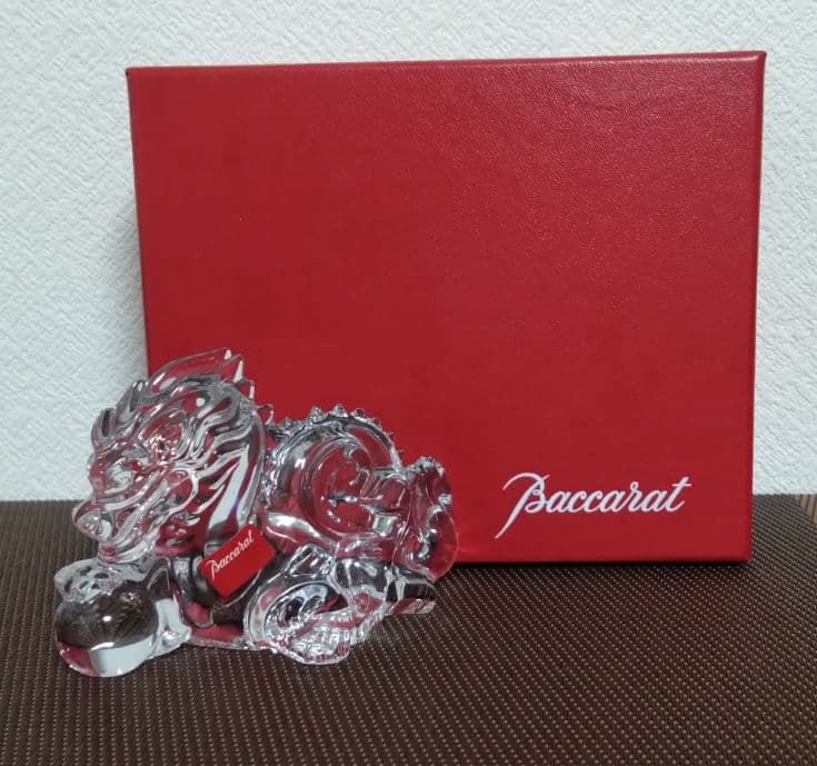 バカラ・干支 辰 ドラコン クリスタルオブジェ