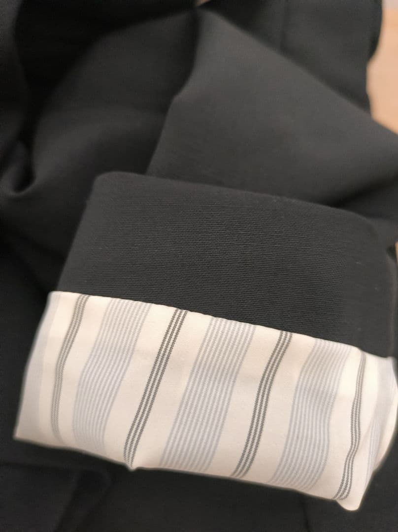 美品✨ノーカラー セットアップ パンツ LANAIスーツ ブラック 00