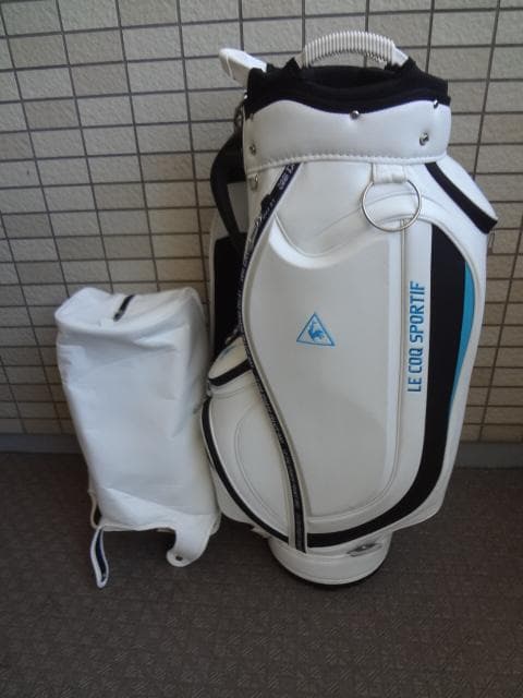 ルコック / le coq 9型キャディバッグ(QQBQJJ03) 白 極上品