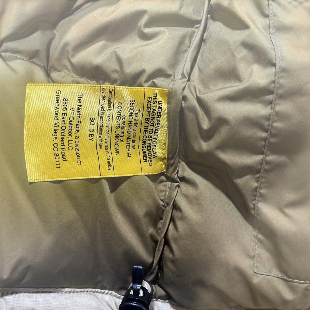 ザノースフェイス　ダウンジャケット　ダウン　ベージュ