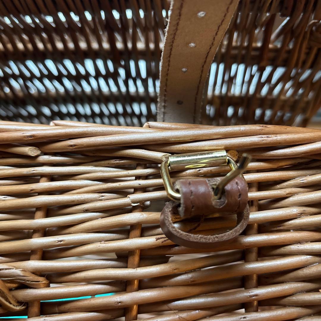 42cm 中型　ウイッカー・バスケット　新品　フォートナム&メイソン　バスケット