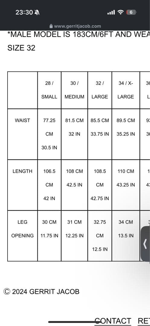 gerrit Jacob ワイドレッグジーンズ 32サイズ