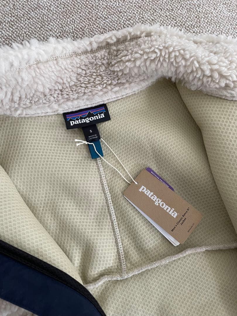 パタゴニア クラシック・レトロX・ジャケット　メンズSサイズ　ナチュラル