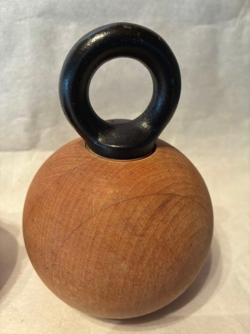 デンマーク　木製　ビンテージ　ソルト＆ペッパーミルセット　アンティーク