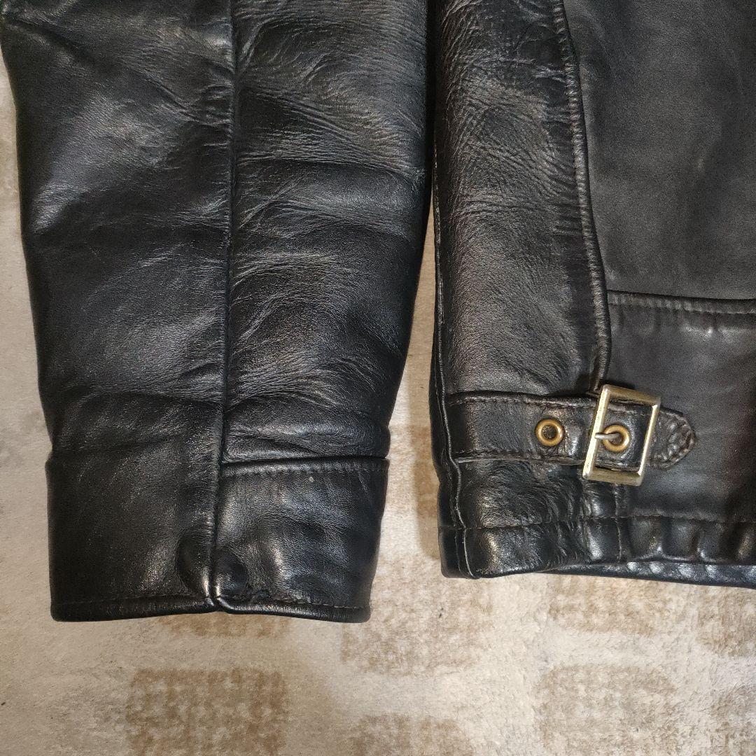 良品人気SchottAT101レザー シングルジャケット３６ダメでも対応有！