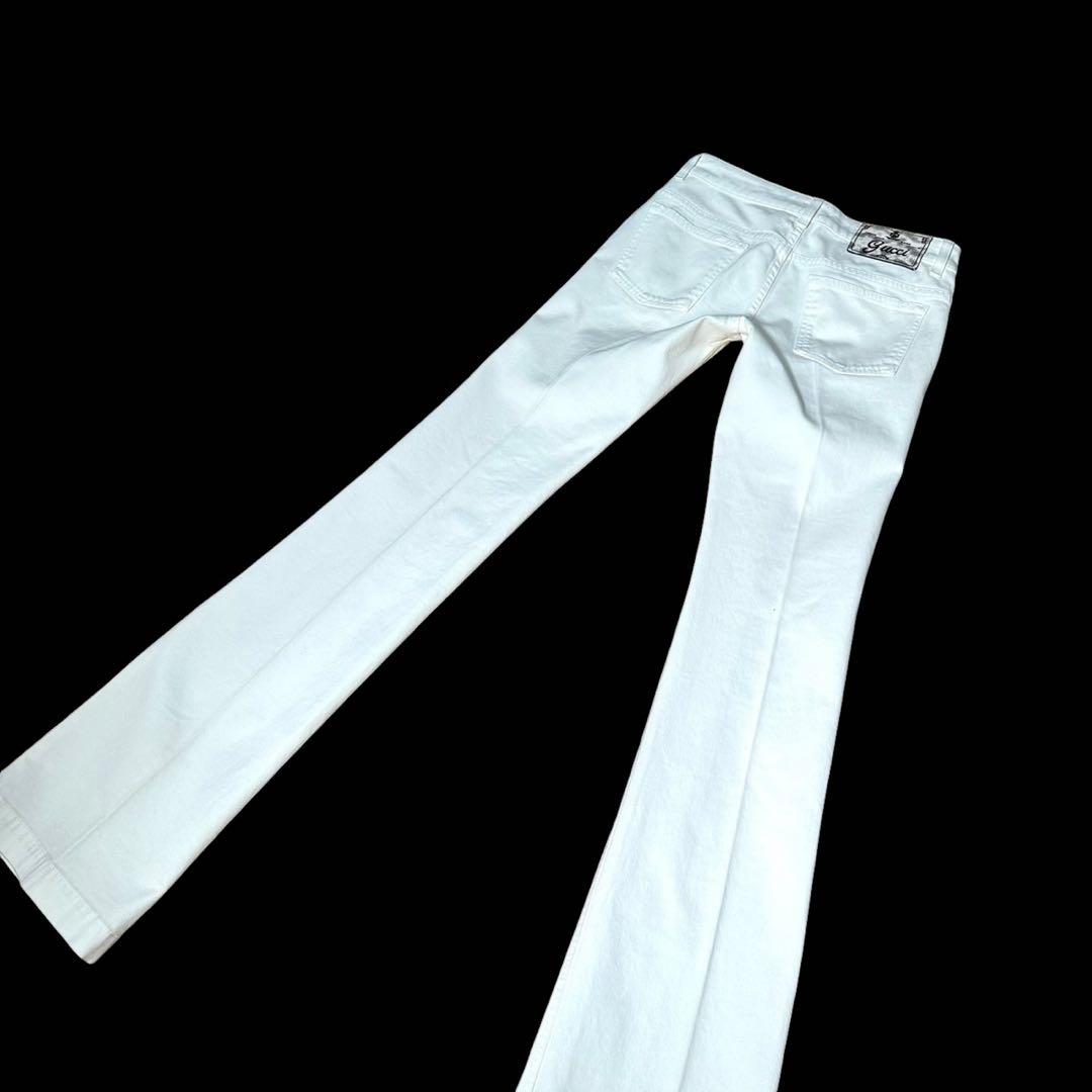 naonao様 未使用✨GUCCI グッチ✨ホワイト デニム パンツ