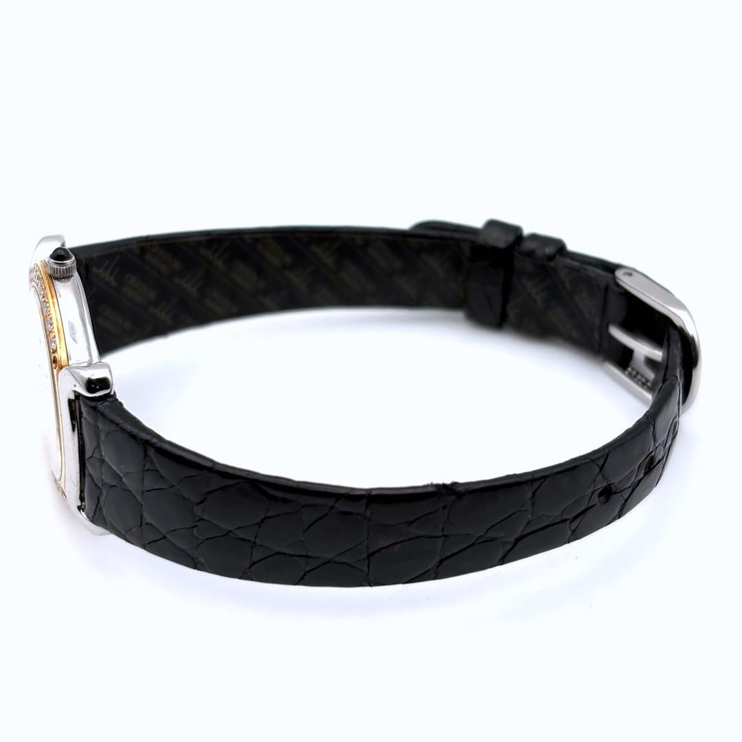 SEIKO CREDOR ダイヤベゼル 18KT x SS クォーツ 腕時計