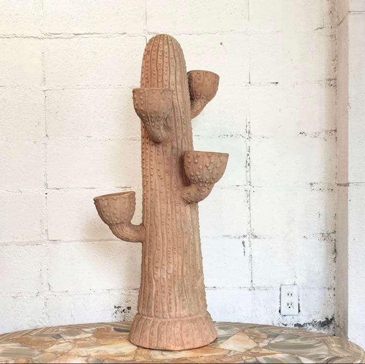 サボテン　置物　ポット　植木鉢