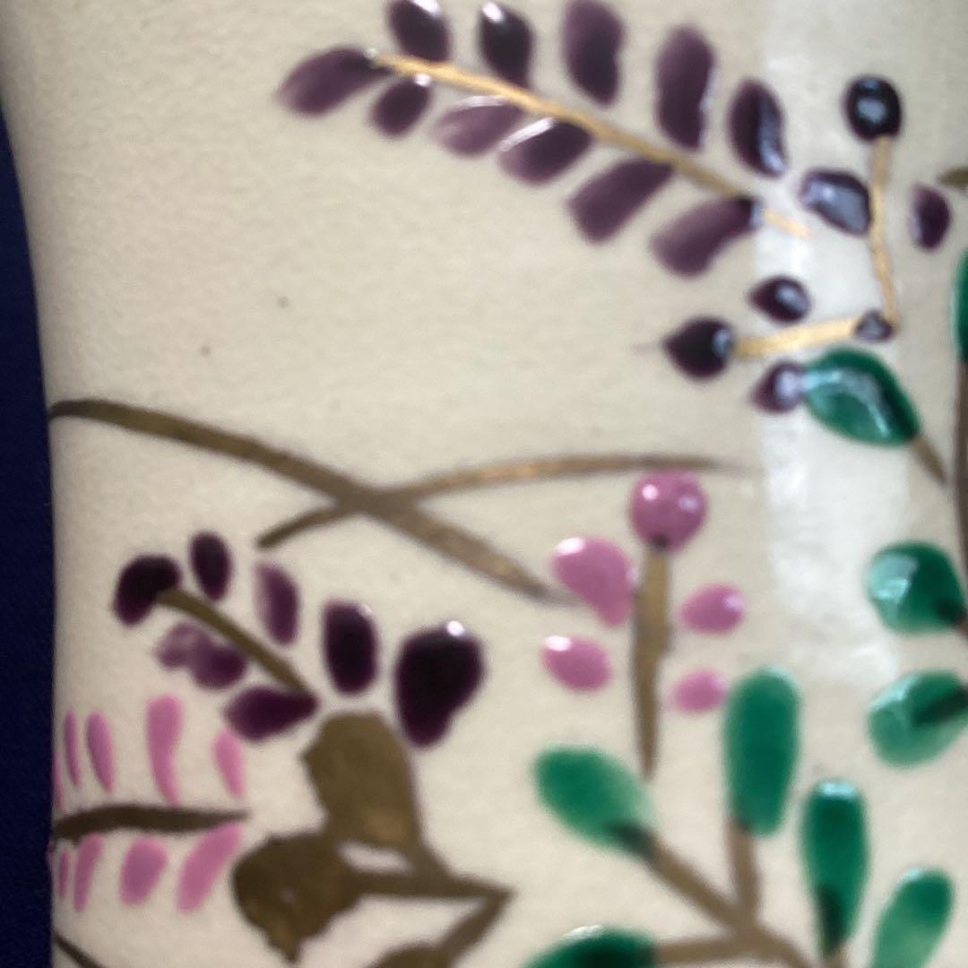 光　　京焼秋草筒向付10客　　新品未使用