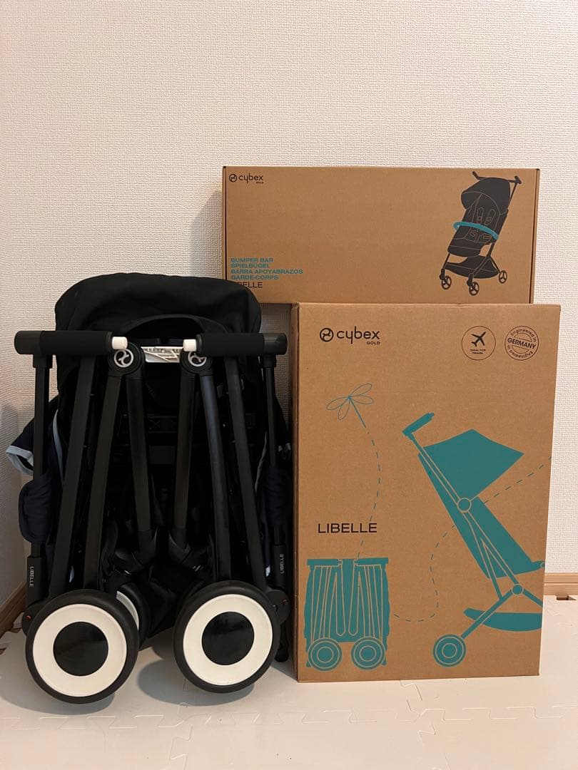 【わつ】Cybex Libelle ベビーカー ネイビー 元箱付き
