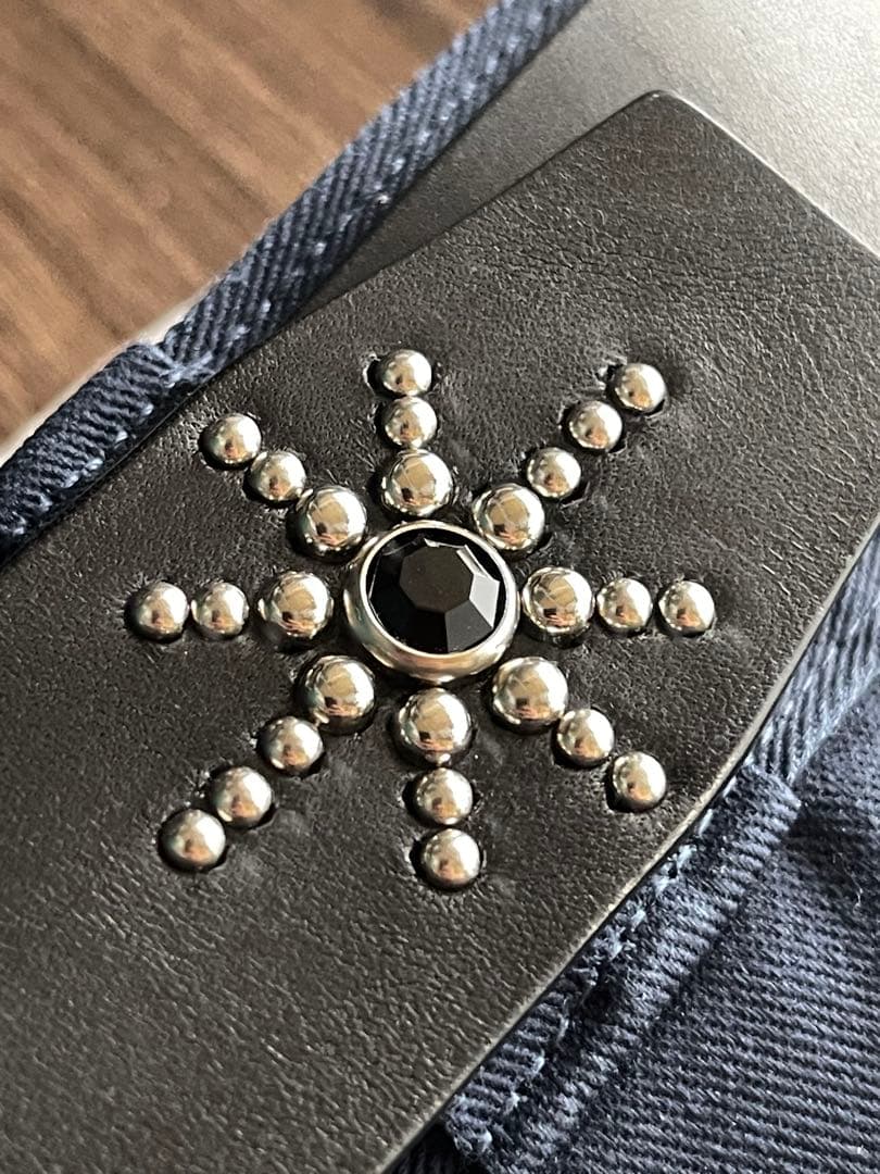 オーダー品　ディッキーズ874専用スタッズベルト　昭南ベンズ　シルバー