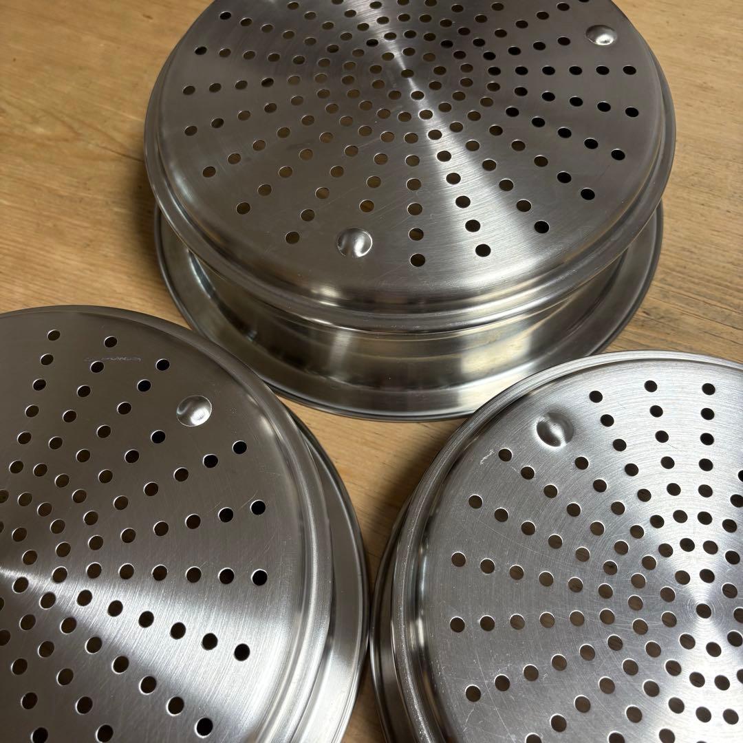 ル・クルーゼ　スチーマー　蒸し器　24・22・20cm 3点まとめてお得