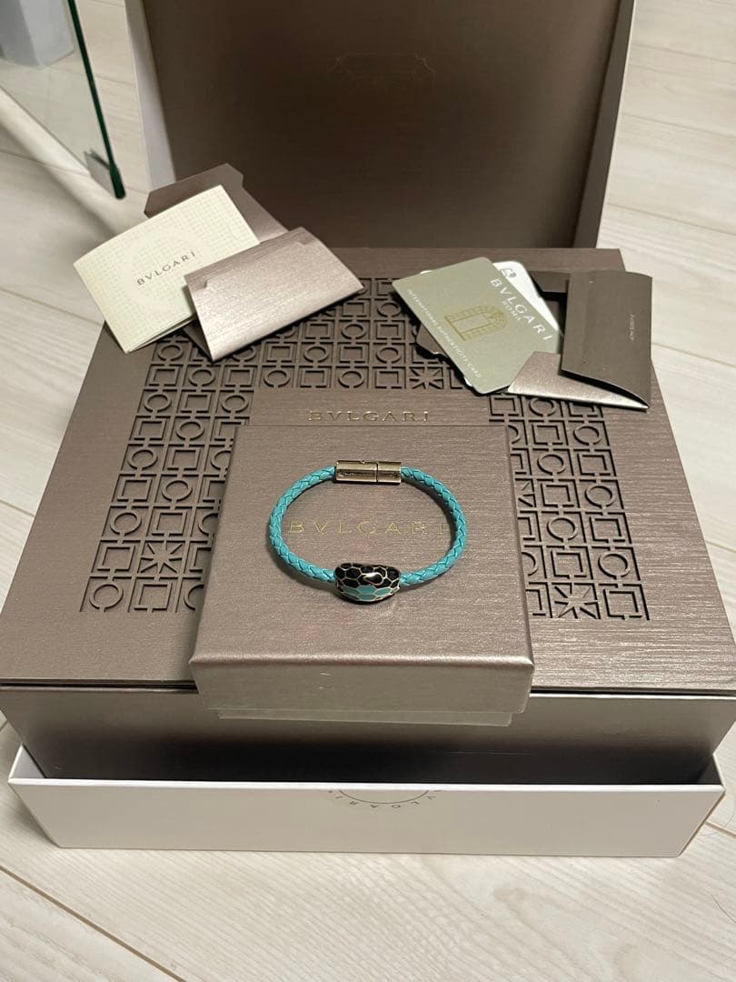 日本未発売カラー　激レア　BVLGARI ターコイズ ブレスレット