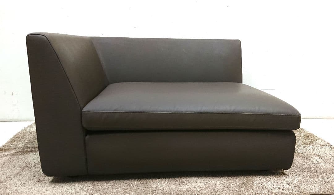 美品 arflex アルフレックス SONA ソーナ 左アーム 本革レザーソファ