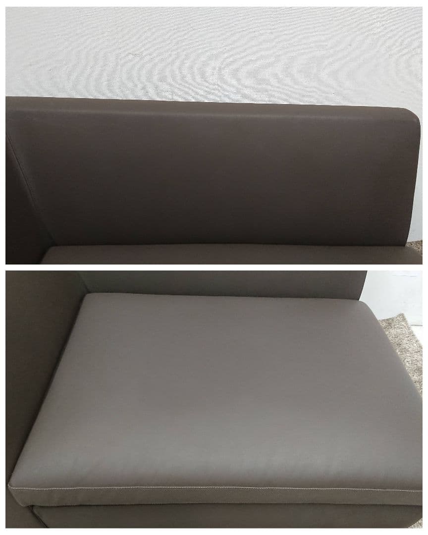 美品 arflex アルフレックス SONA ソーナ 左アーム 本革レザーソファ