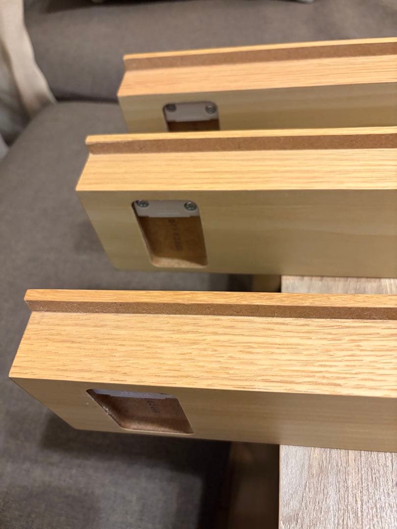 壁に付けられる家具　長押　オーク材突板　８８ｃｍ