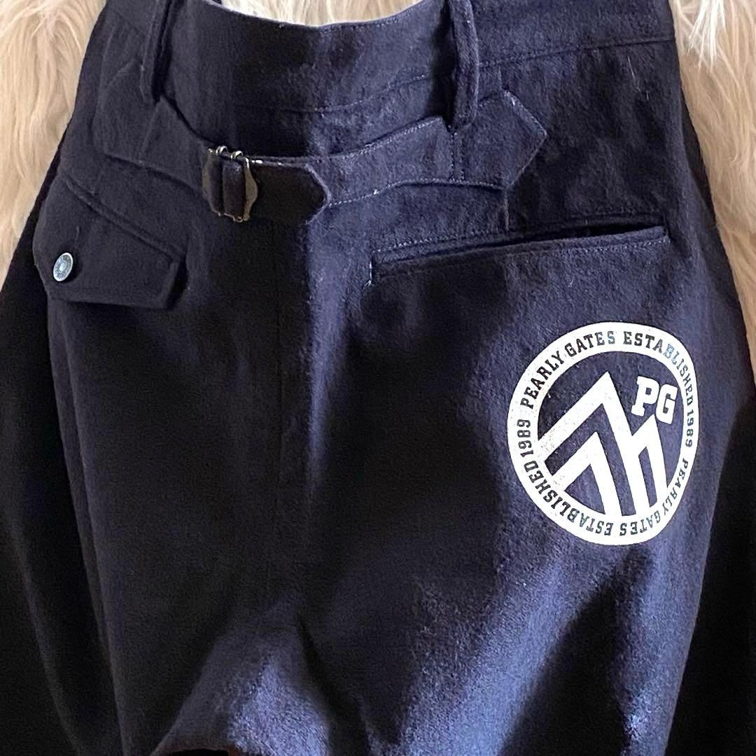 パーリーゲイツ PEARLY GATES ウール パンツ シンチバック XL 6