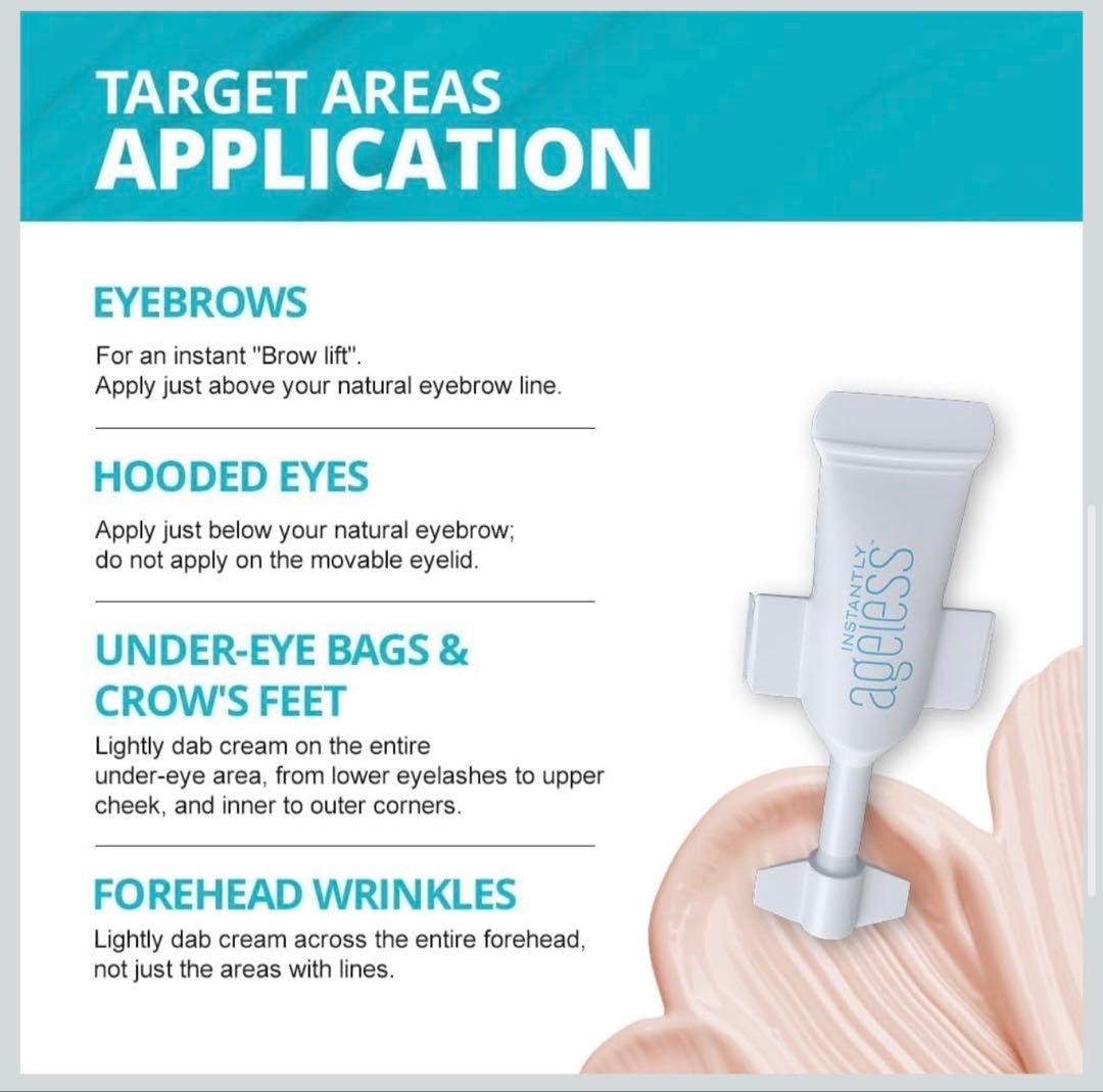 INSTANTLY AGELESS フェイスクリーム 25枚入り