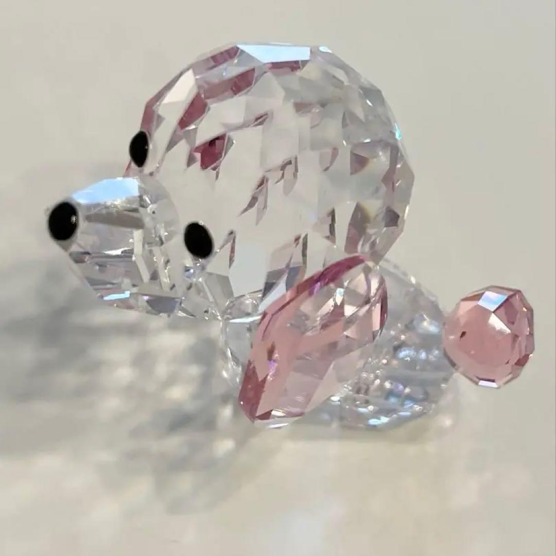 スワロフスキー プードル置物