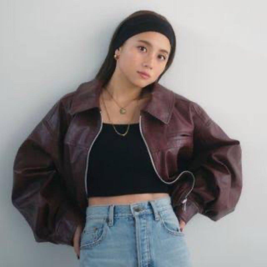 searoomlynn×伊原葵　COELIEエコレザージャケット