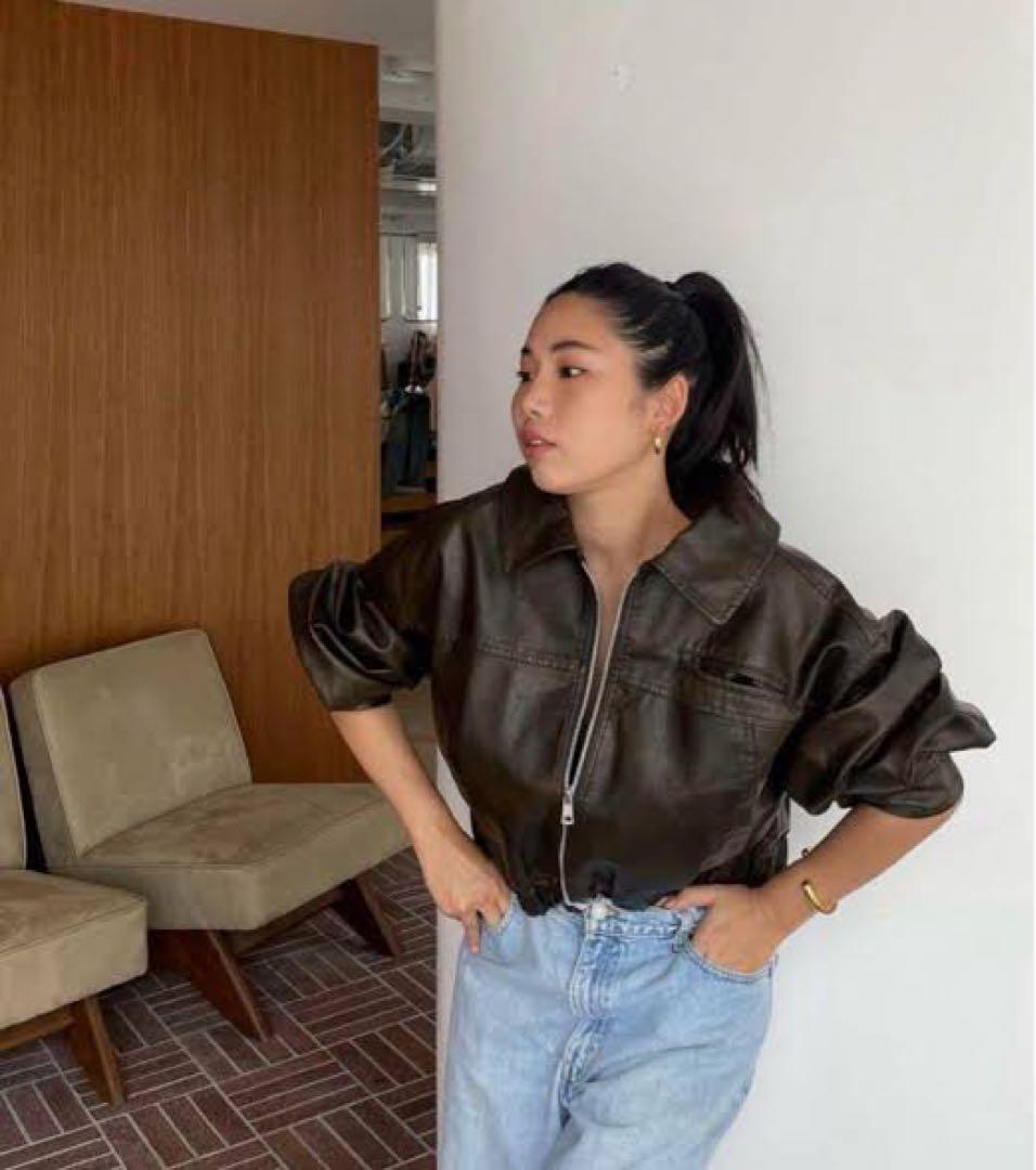 searoomlynn×伊原葵　COELIEエコレザージャケット