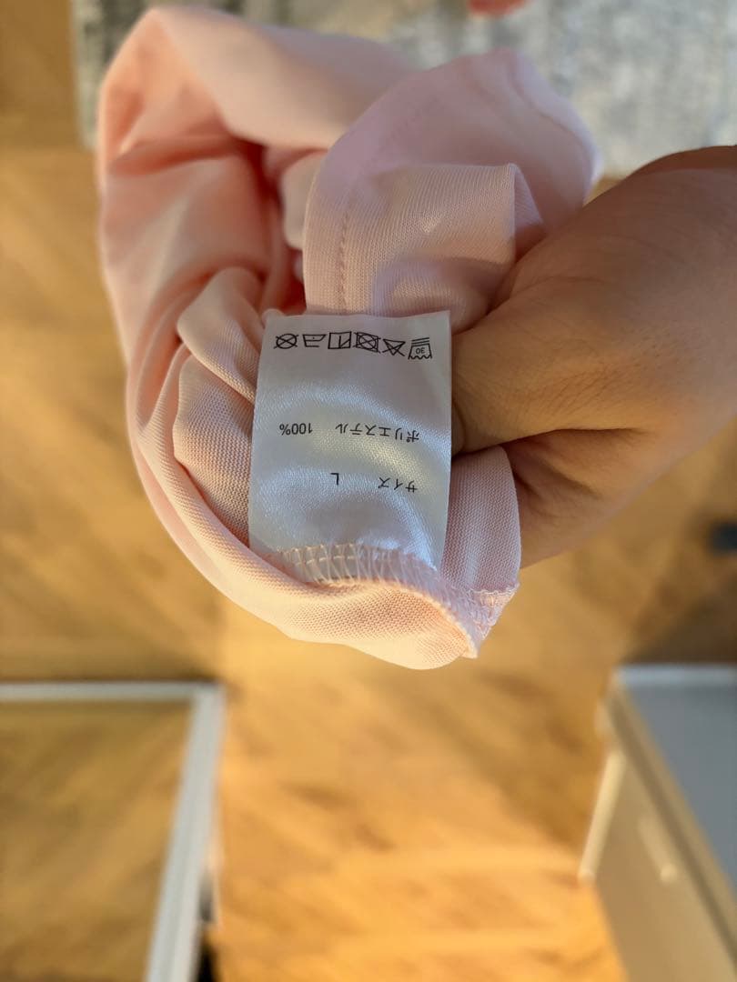 11/10まで　未使用　テンシャル　バクネ　ワンピース　ピンク　Lサイズ