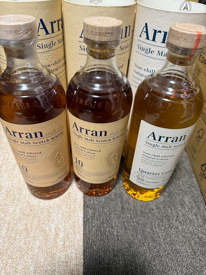 アラン　Arran シングルモルトウイスキー 10年 クォーターカスク