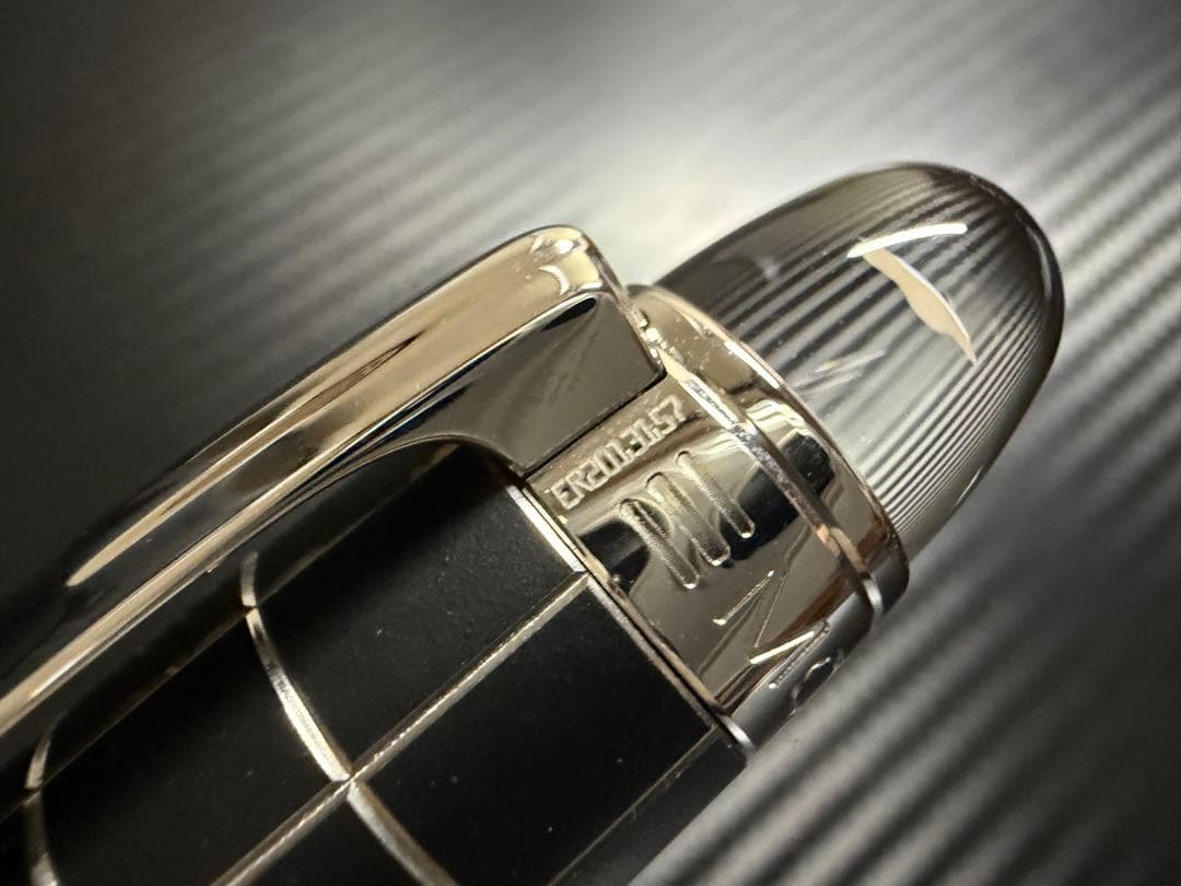 未使用に近い モンブラン スターウォーカー メタルラバー M 中字 万年筆