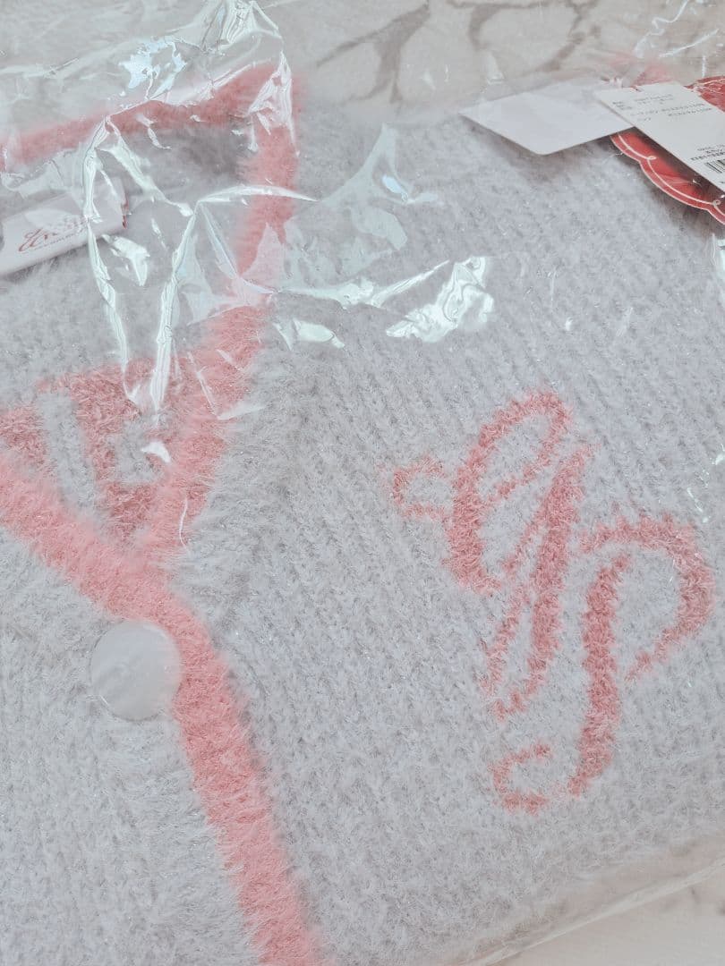 ジェラートピケ ラメフェザーカーディガン+ショートパンツ【LBLU】