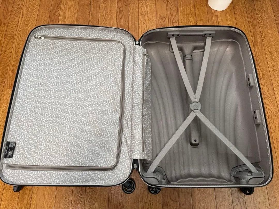 【美品】サムソナイトコスモライト 3.0 スピナー 94L パール色