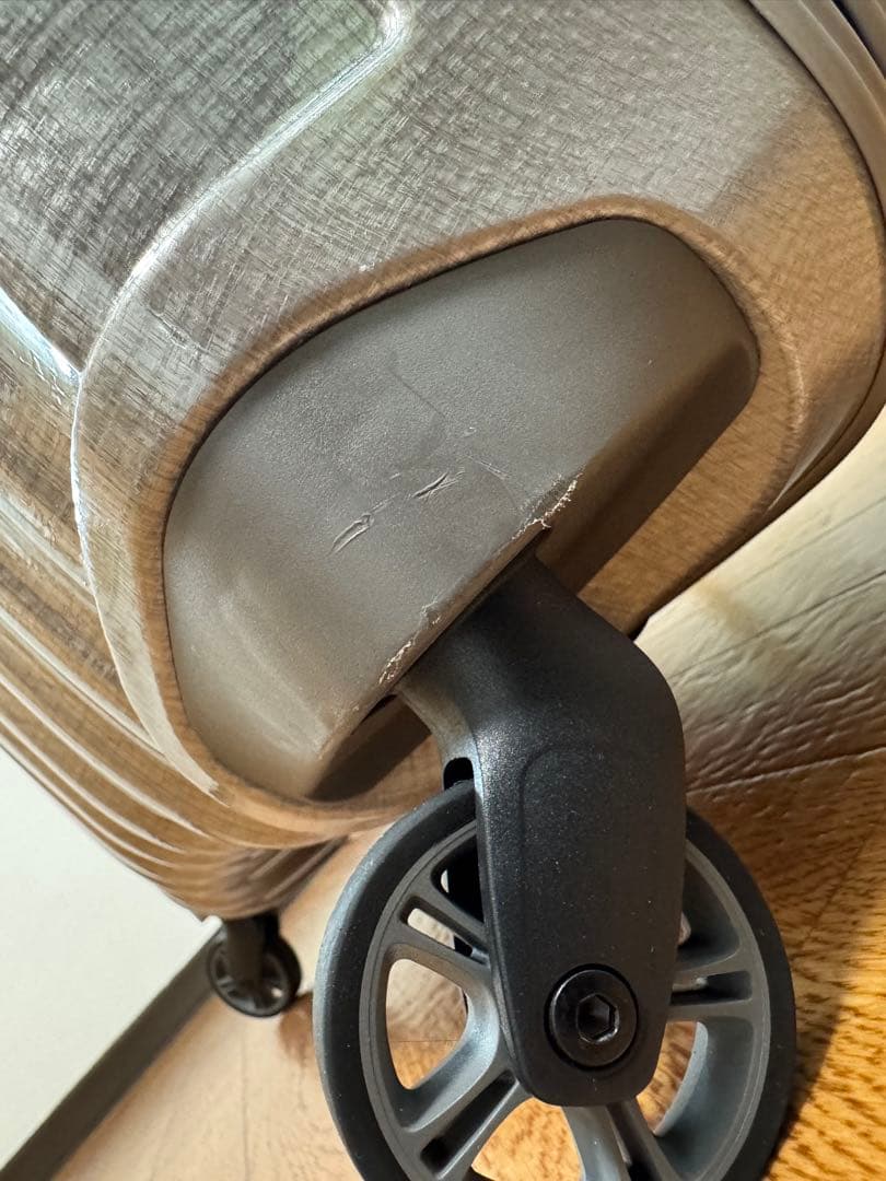 【美品】サムソナイトコスモライト 3.0 スピナー 94L パール色