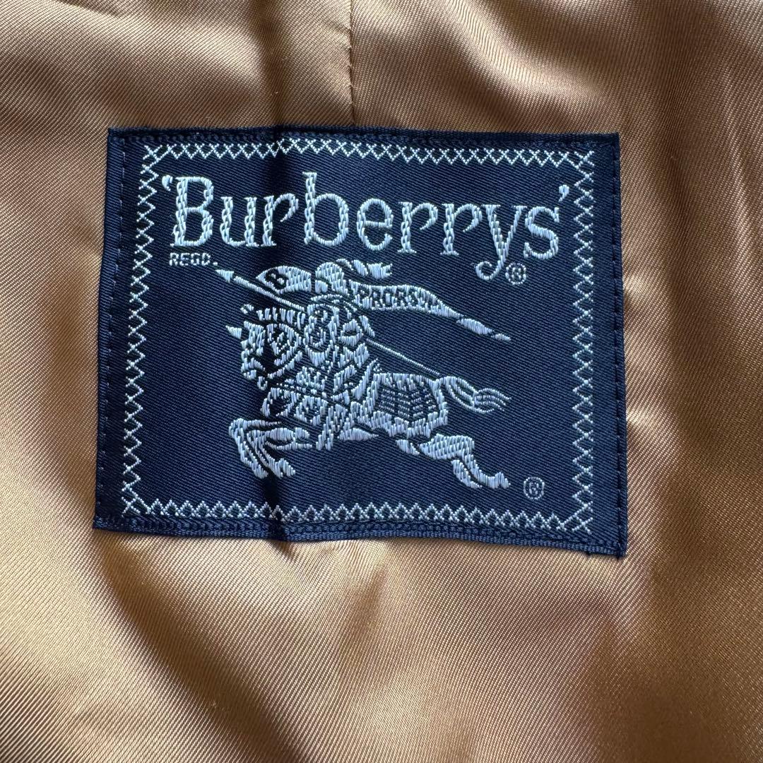 バーバリーズ　トレンチコート　ノバチェック　玉虫色　カーキ　ダブル　ベルト