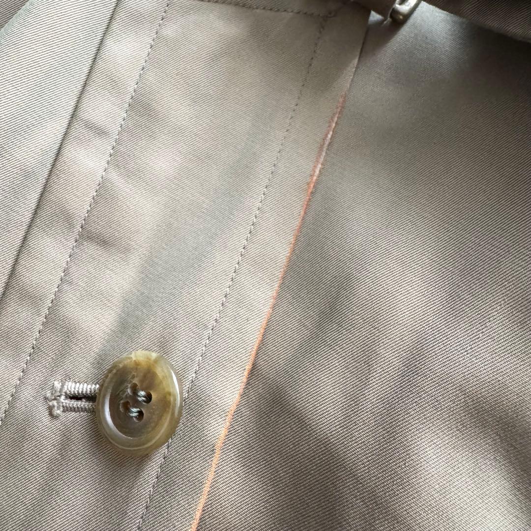 バーバリーズ　トレンチコート　ノバチェック　玉虫色　カーキ　ダブル　ベルト