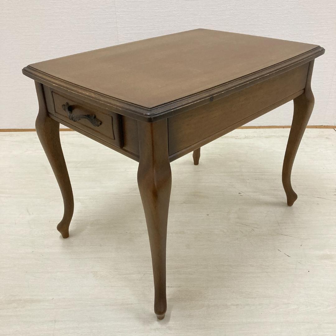 【マルニ】ヴィンテージ　猫脚　サイドテーブル　チーク