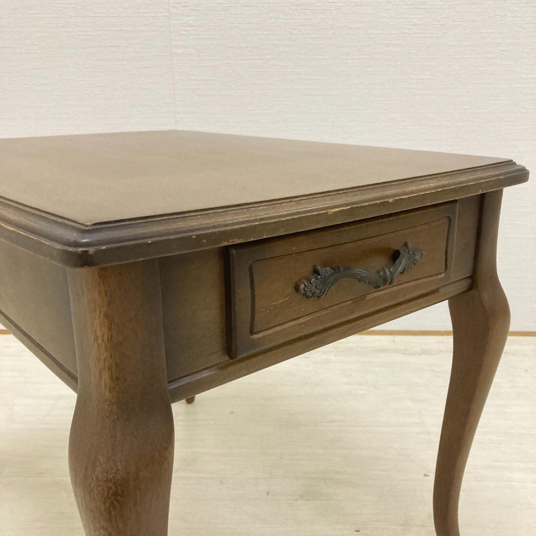 【マルニ】ヴィンテージ　猫脚　サイドテーブル　チーク