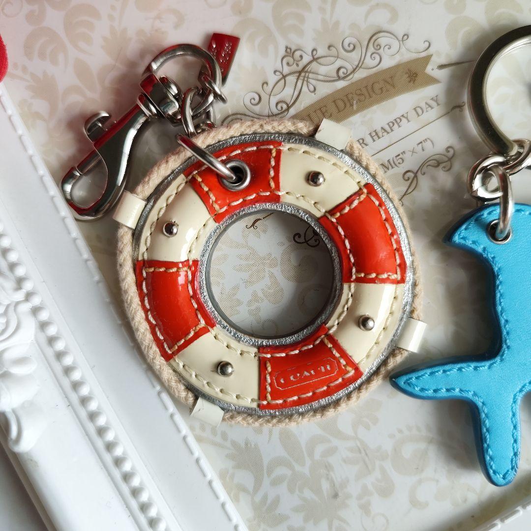 COACH　コーチ　魚　浮輪　キーホルダー　２点セット　レア
