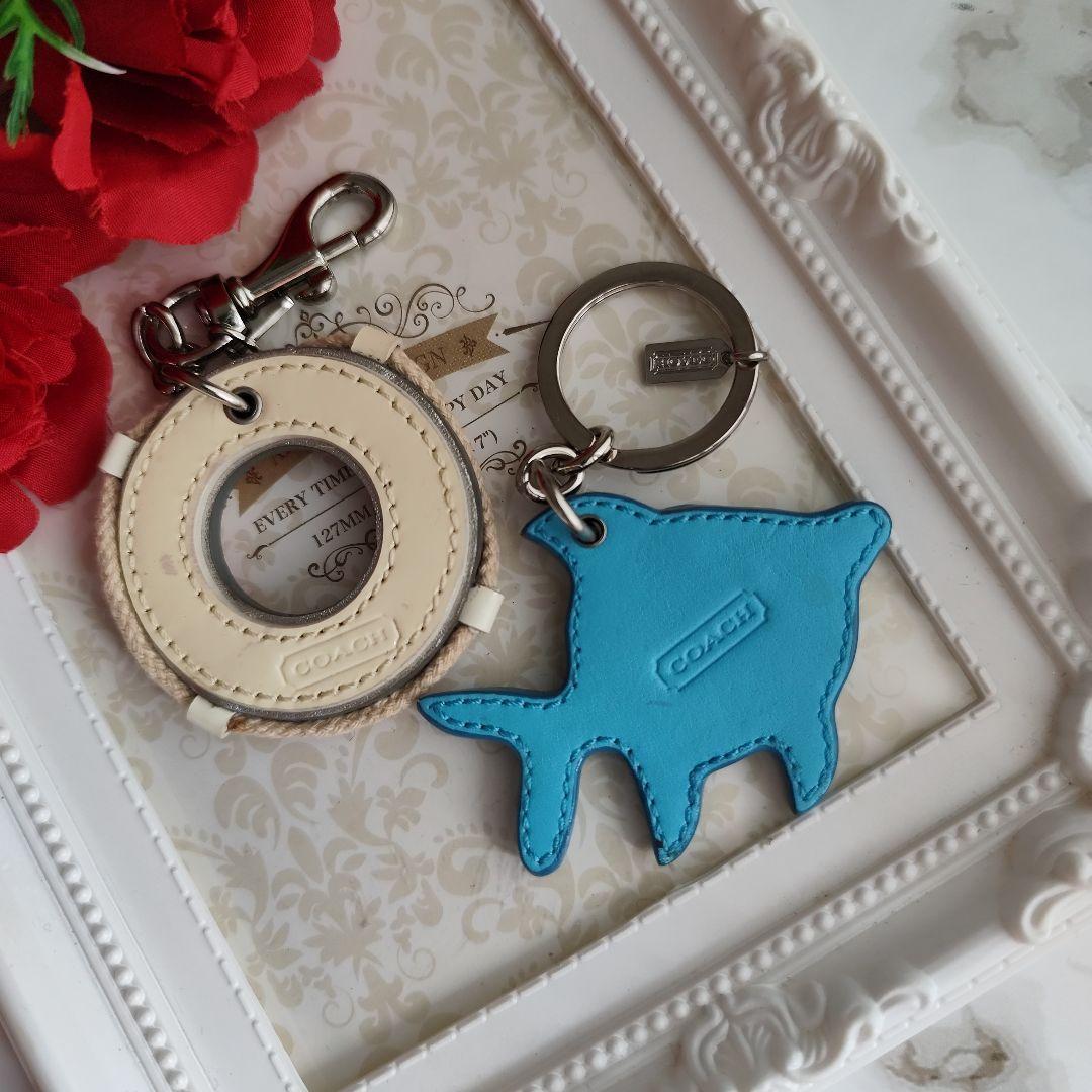 COACH　コーチ　魚　浮輪　キーホルダー　２点セット　レア