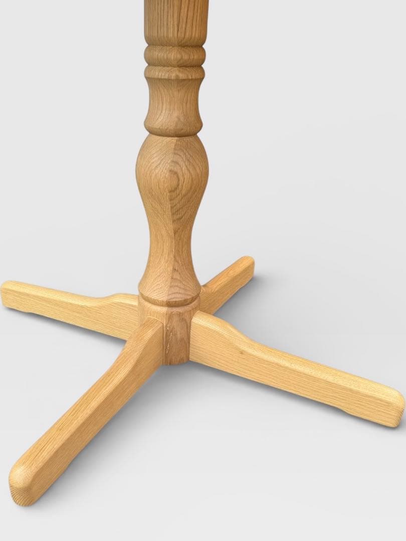 極美品 IDC 大塚家具 秋田木工 ラウンドテーブル北欧 姫系