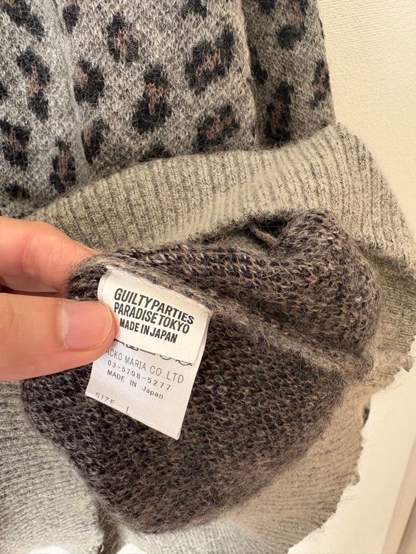 トップス WACKO MARIA 24fw MOHAIR CARDIGAN