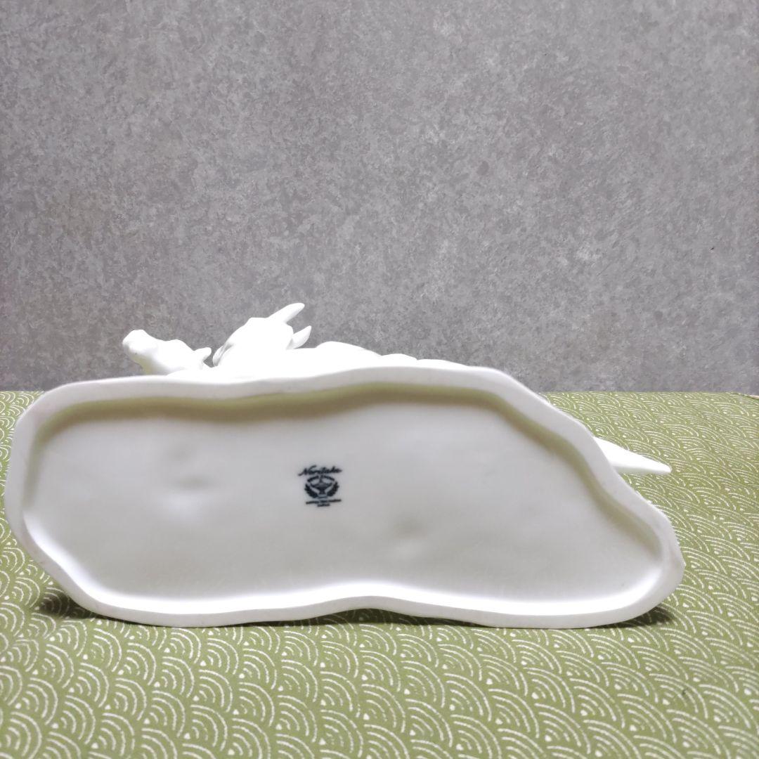 美品【ノリタケ】マダーズ陶器置き物　白磁器　未使用品 お値引き不可