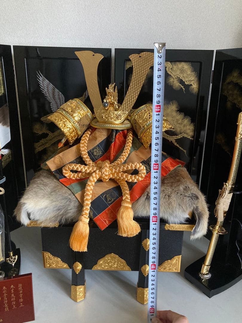 吉徳大光作　伝統的な五月人形 兜　刀　矢　端午の節句　御兜　甲冑　鎧　伝統工芸