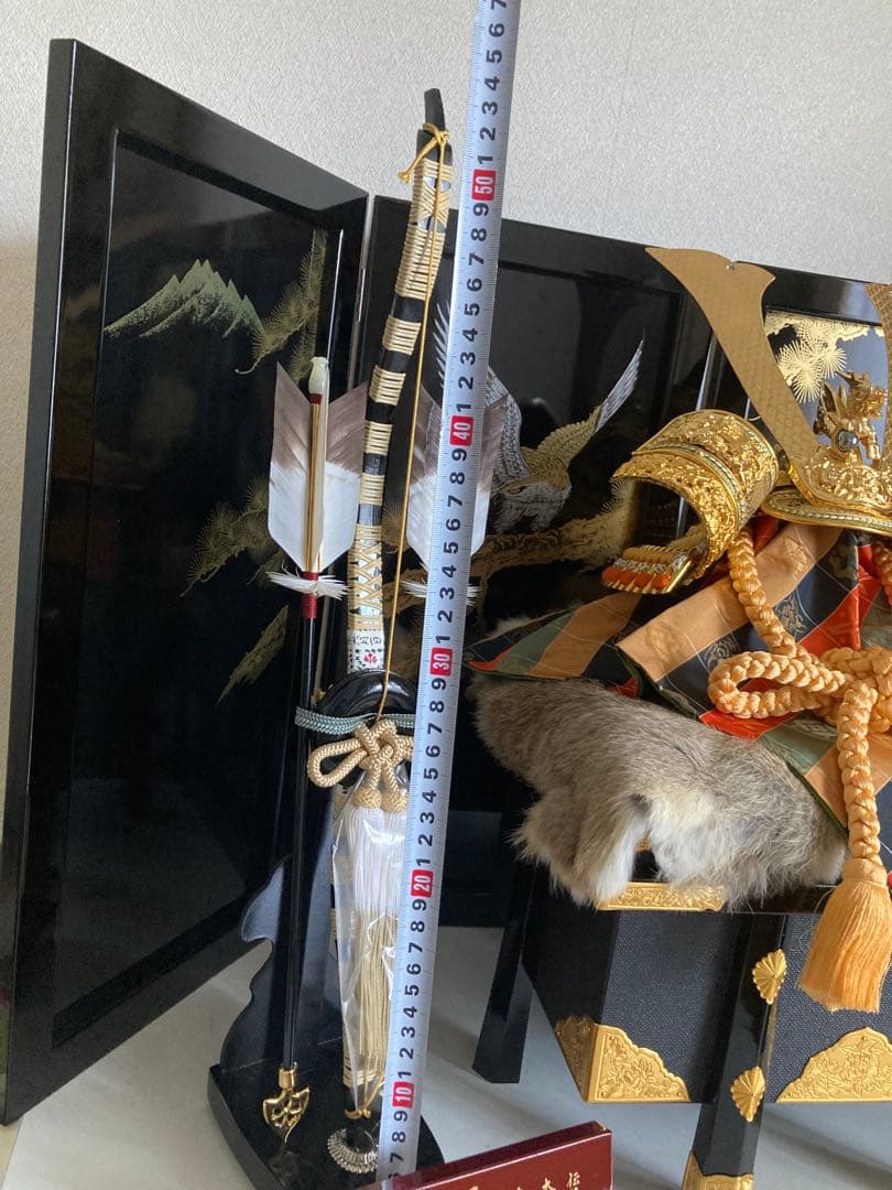 吉徳大光作　伝統的な五月人形 兜　刀　矢　端午の節句　御兜　甲冑　鎧　伝統工芸