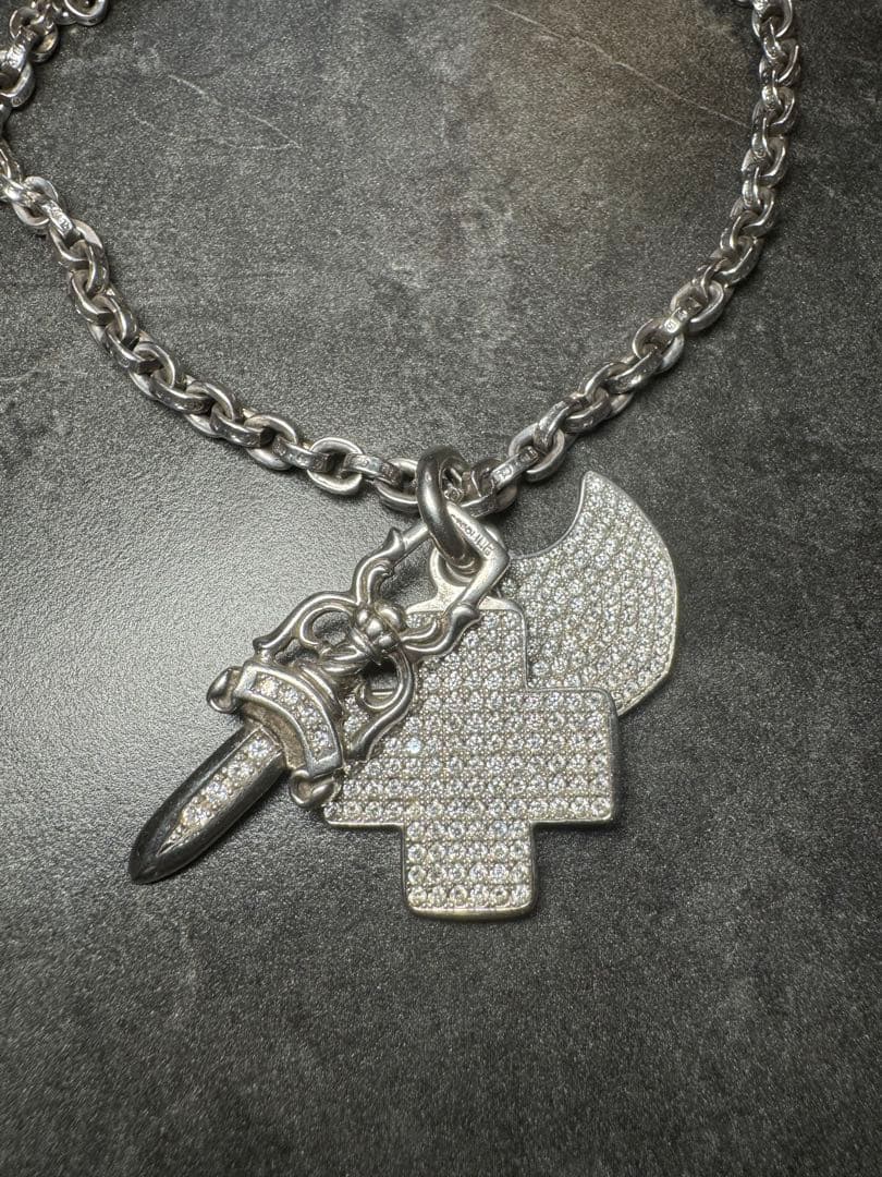 クロムハーツ　3トリンケッツ　フルダイヤ