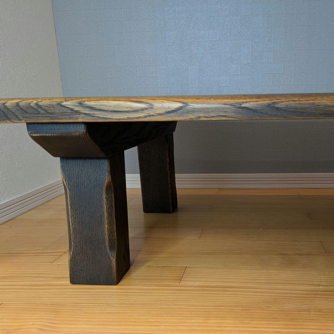 【美品】飛騨産業　座卓　PROVINCIAL　ローテーブル　１枚板　アンティーク