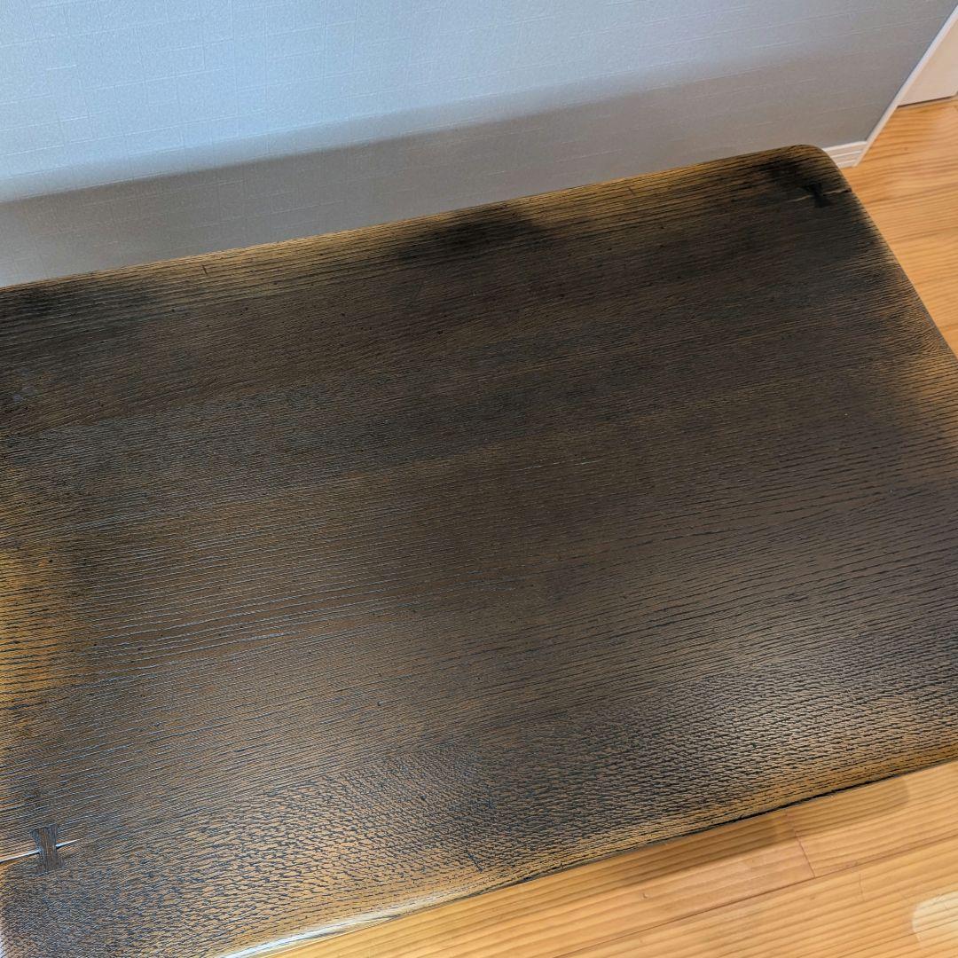 【美品】飛騨産業　座卓　PROVINCIAL　ローテーブル　１枚板　アンティーク