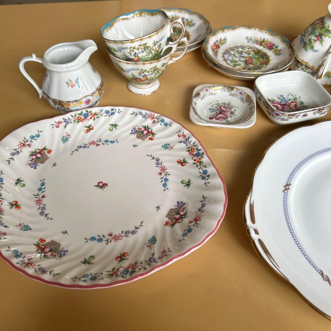 ヴィンテージリモージュ ミントン　ロイヤルアルバート　セット希少