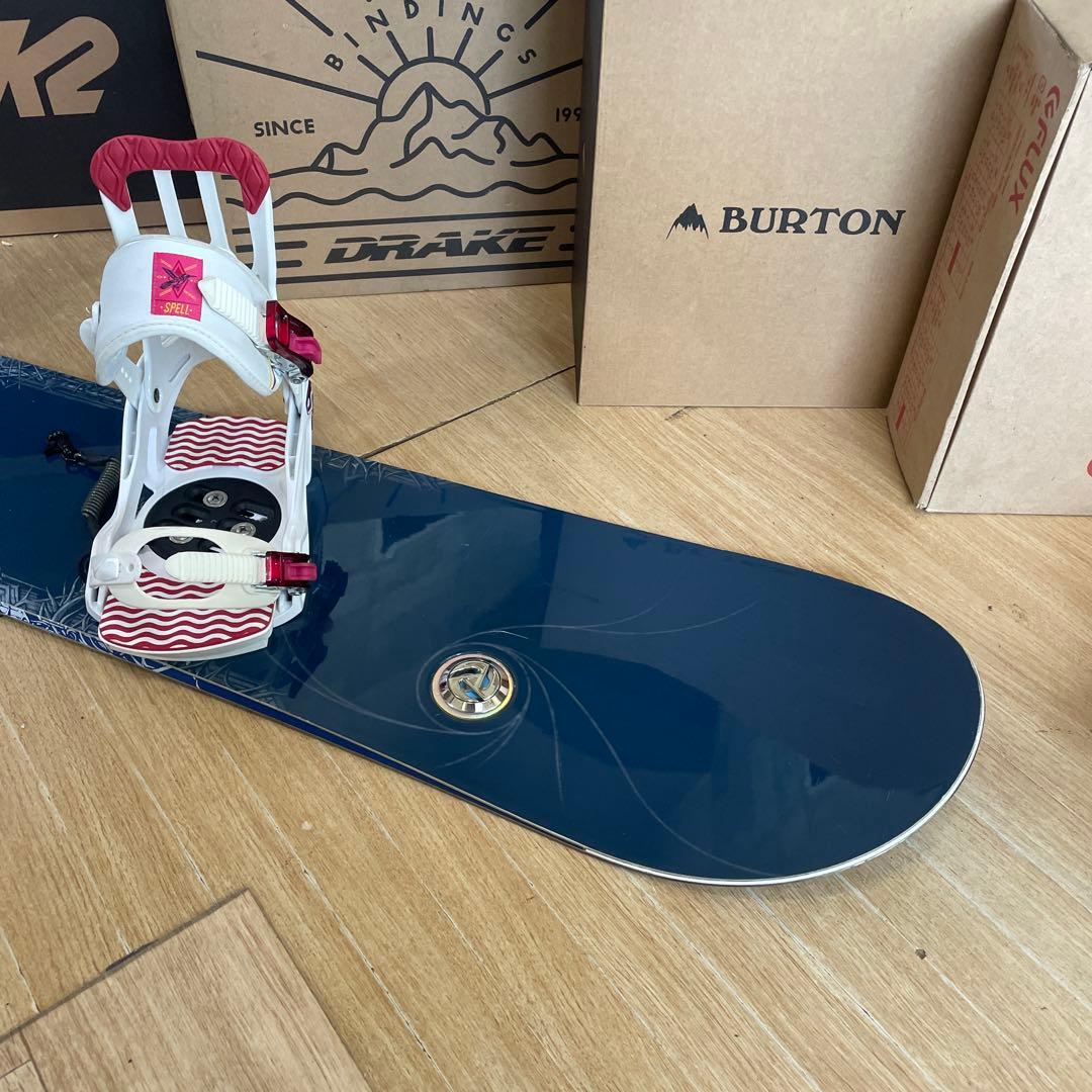 BURTON×SALOMON　バートン　スノーボードセット　Cバインディング付